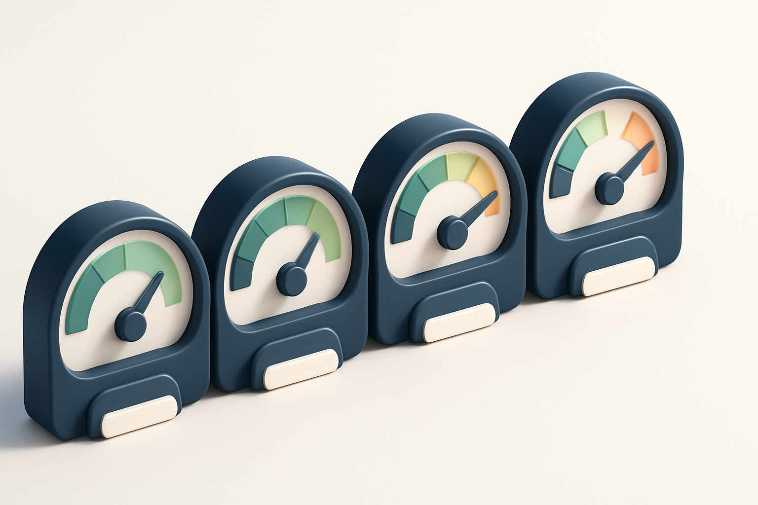 A row of four gauges with labels: Valid, Invalid, Catch-All, Risky