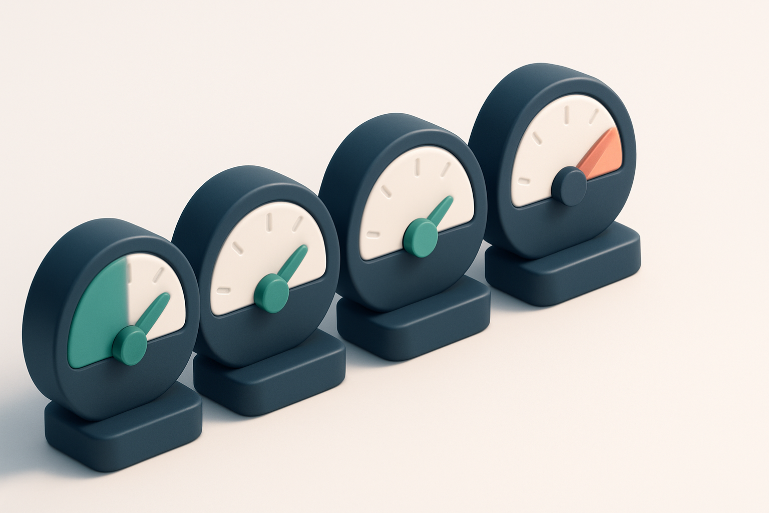 a row of four gauges labeled 'Valid', 'Invalid', 'Catch-all', 'Risky'