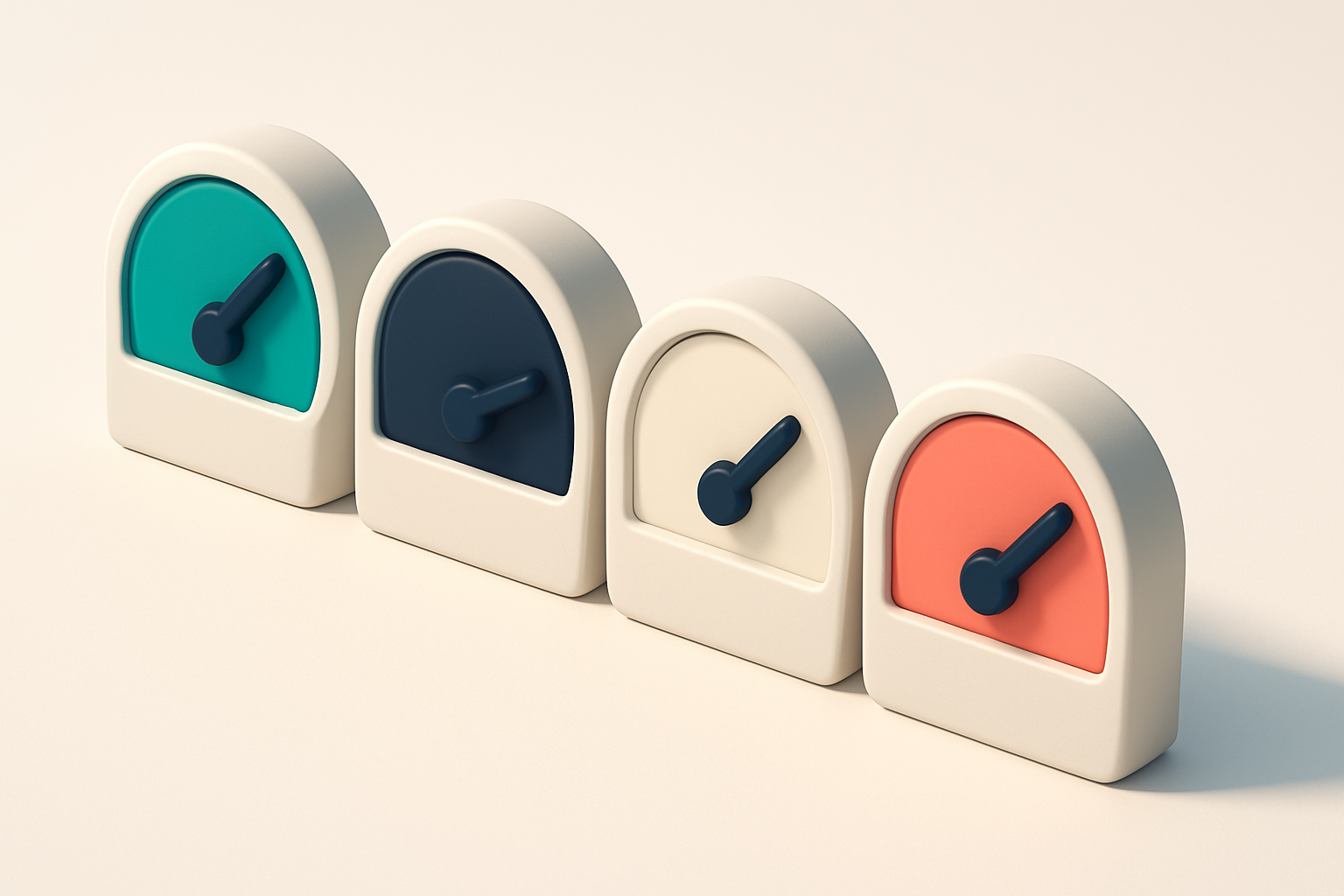 a row of four gauges showing 'valid', 'invalid', 'catch-all', 'risky' levels
