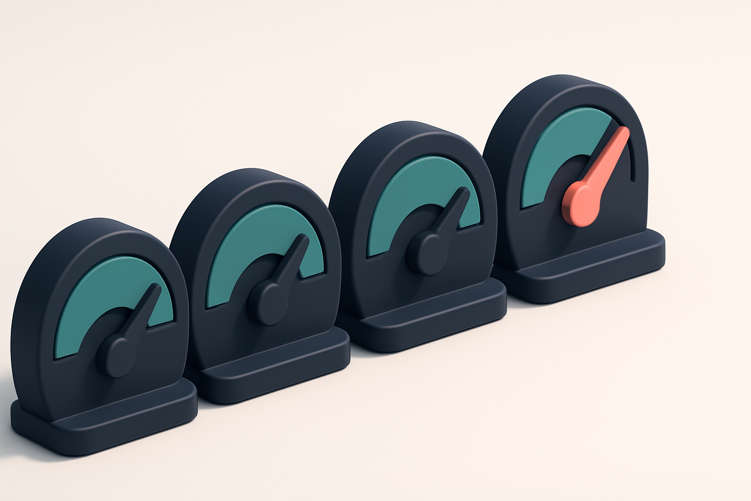 a row of four gauges labeled 'Valid', 'Invalid', 'Catch-all', 'Risky'