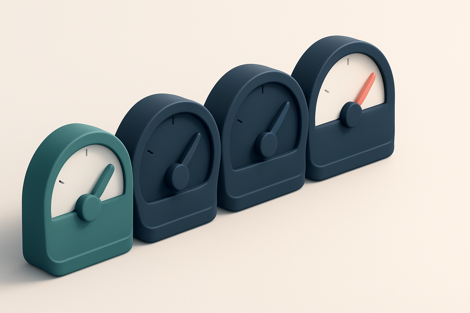 a row of four gauges labeled 'Valid', 'Invalid', 'Catch-all', 'Risky'